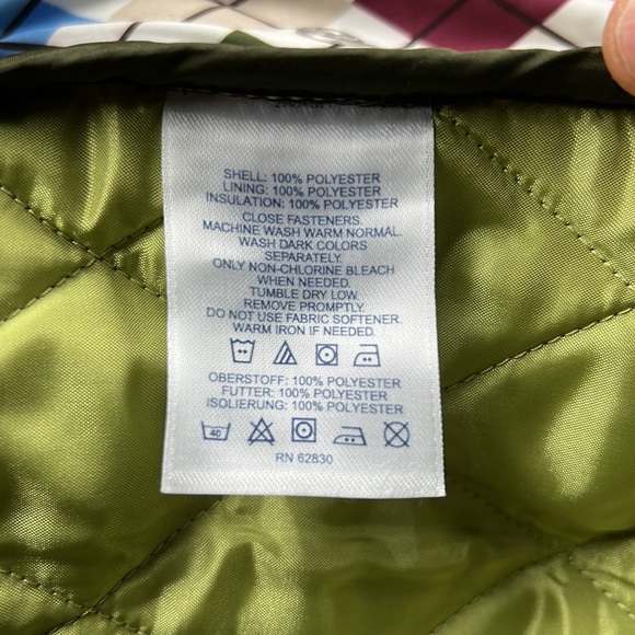 Land’s End, Womans, Quilted, Army Green Jacket. Size XL 18-20 - Picture 7 of 7